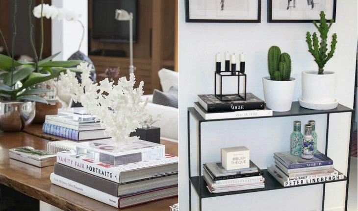 Livros na decoração