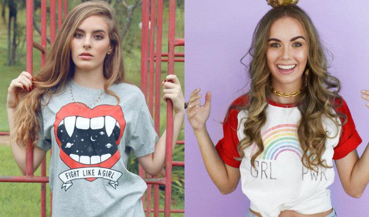 Camisetas com frases empoderadoras
