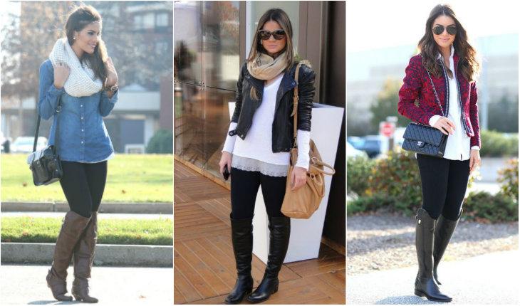 Calça montaria com bota rasteira