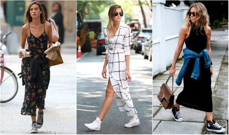 Looks com tênis cano alto