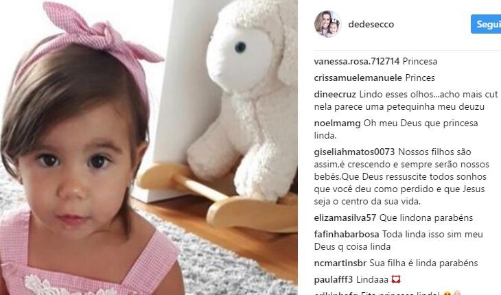 Maria Flor, filha de Deborah Secco