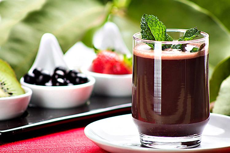 suco de açaí