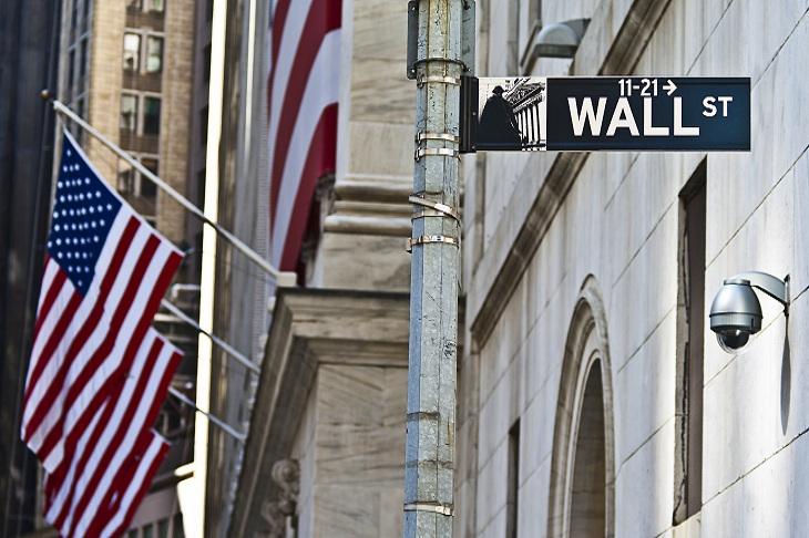 Placa da rua Wallstreet em Nova York