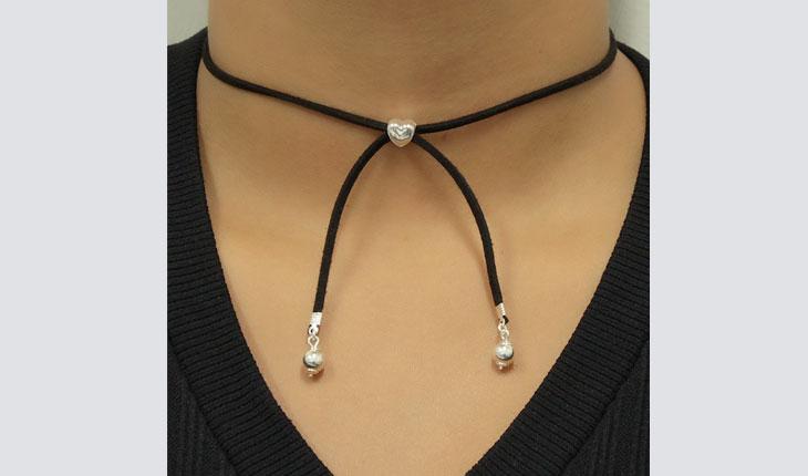 Colar chocker preto