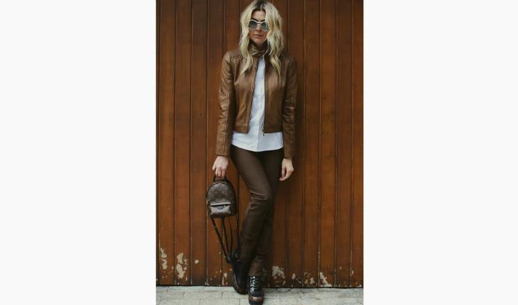 Estilo de Julia Faria look monocromático Instagram