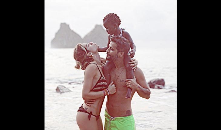 giovanna ewbank com a filha Titi