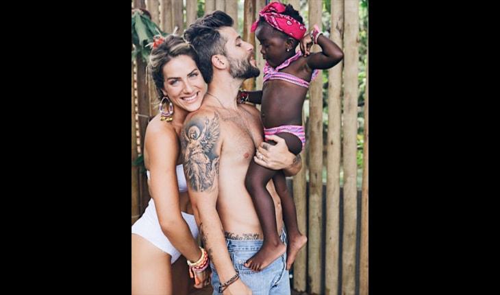 giovanna ewbank com a filha Titi