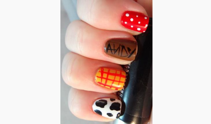 unhas decoradas da Disney Toy Story pinterest