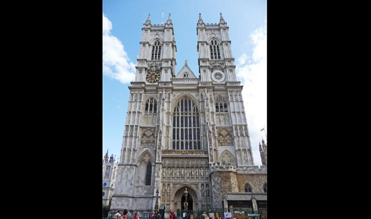 Fotografia da Abadia de Westminster, em Londres