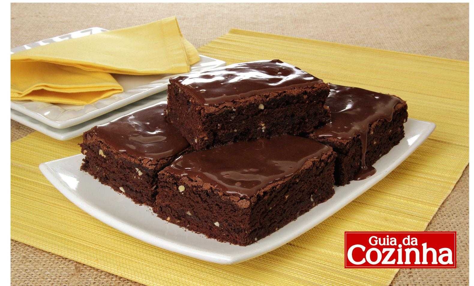 Foto com a receita de brownie de Nutella®