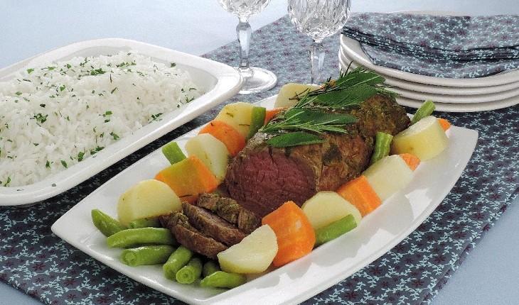 Carne com verduras