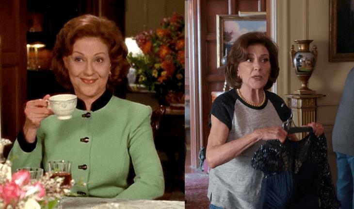 emily gilmore girls antes e depois do elenco de Gilmore Girls