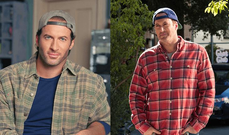 luke gilmore girls antes e depois do elenco de Gilmore Girls