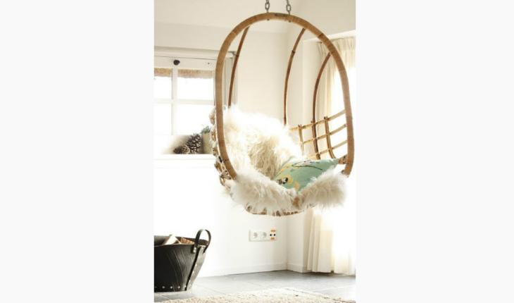 pelego na decoração no balanço sala pinterest
