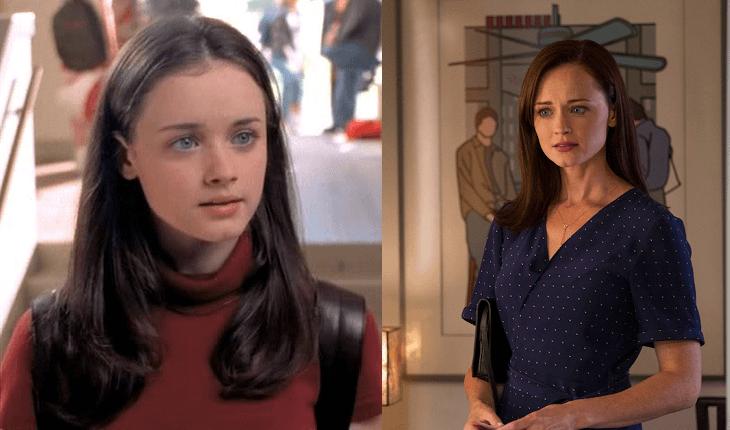 rory alexis bledel gilmore girls antes e depois do elenco de Gilmore Girls