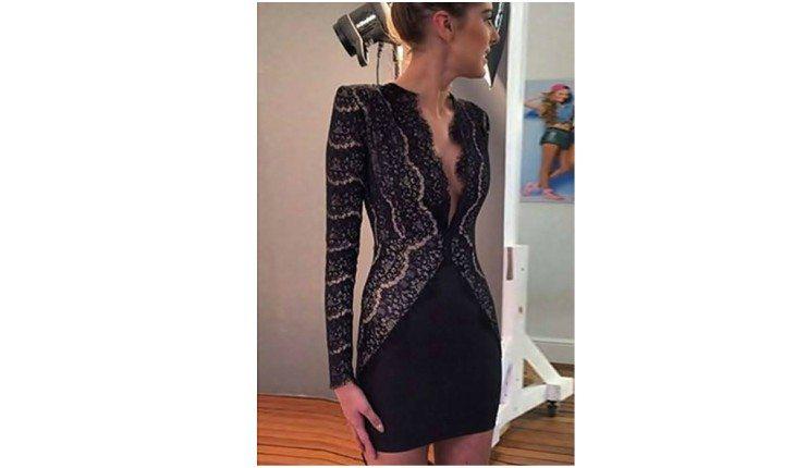 Vestido curto de festa: invista na manga comprida para não passar frio