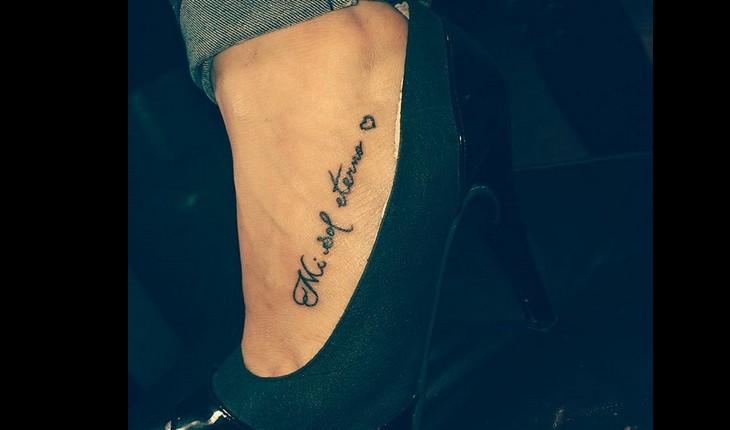 tatuagem escrito 