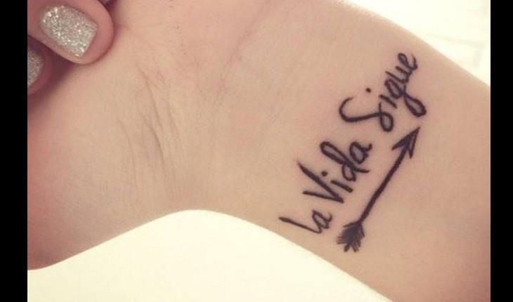 tatuagem escrito 