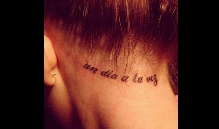 tatuagem escrito 