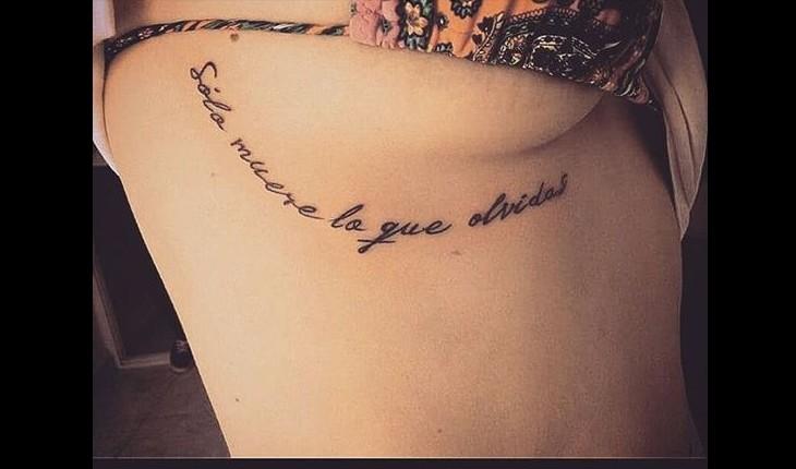 tatuagem escrito 