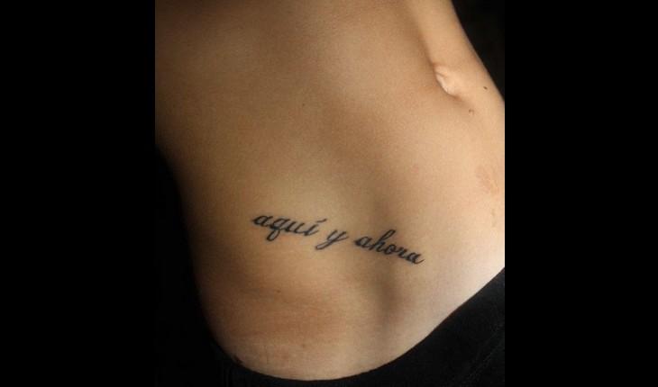 tatuagem escrito 