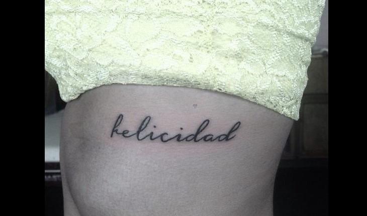 tatuagem escrito 