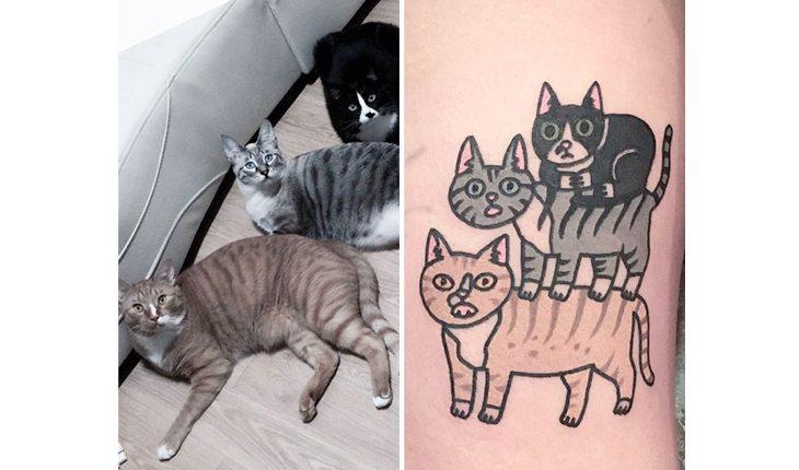 tatuagem de pets