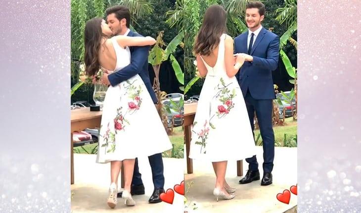 Casamento de Klebber Toledo e Camila Queiroz no civil: veja fotos!