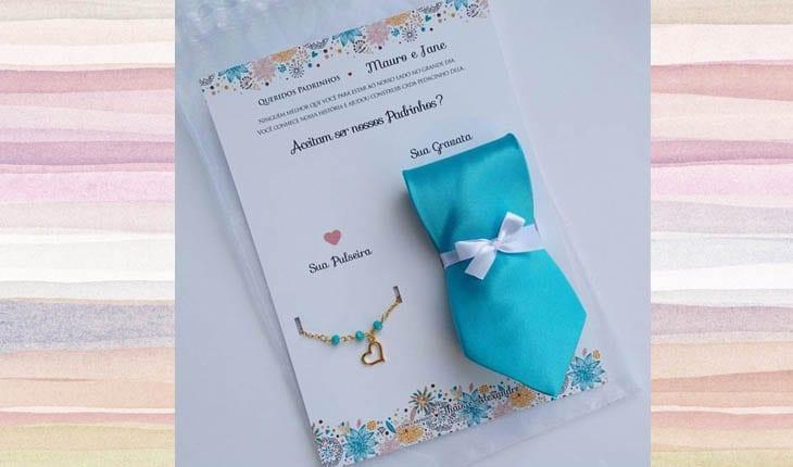 convite para padrinhos de casamento