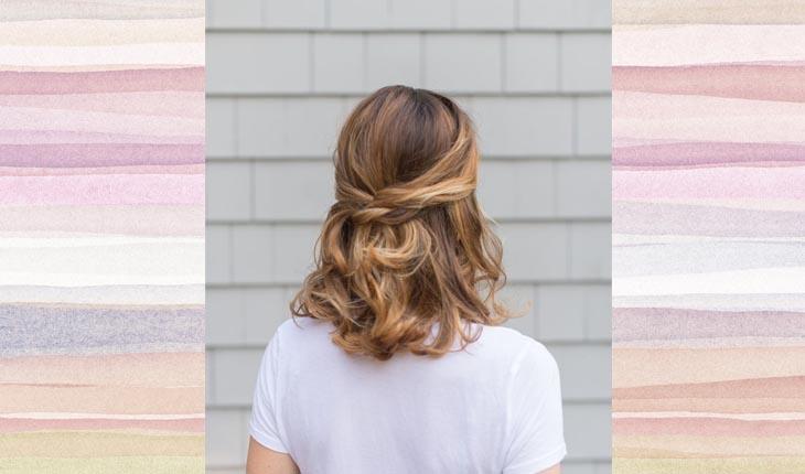 penteado simples para o cotidiano