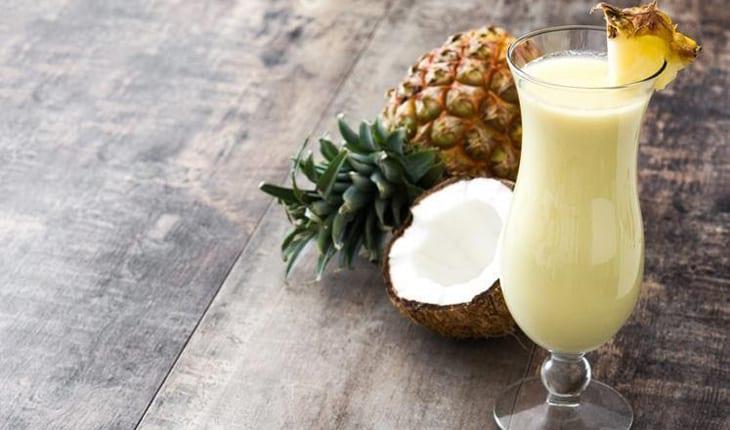 Pinã colada com água de coco