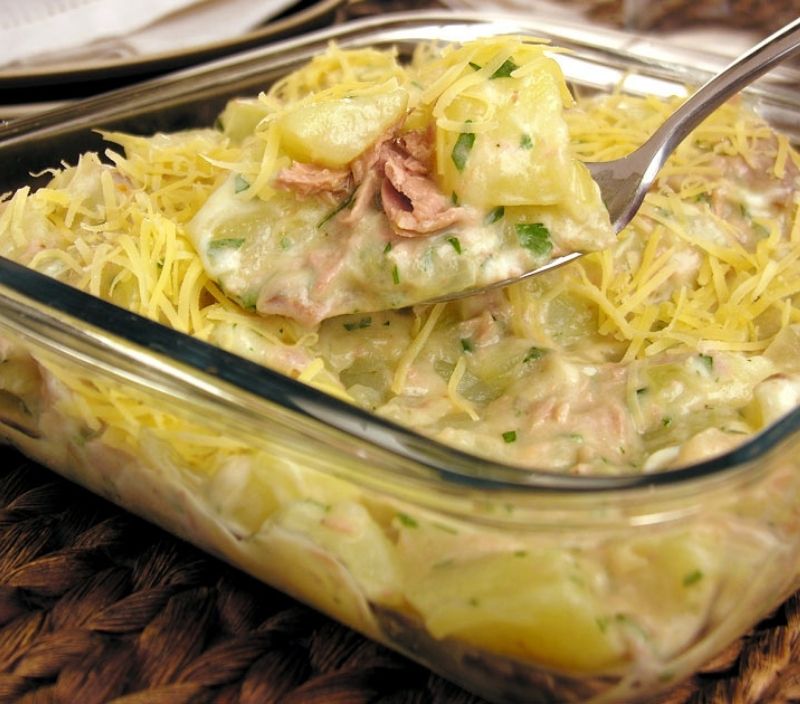 batata com atum