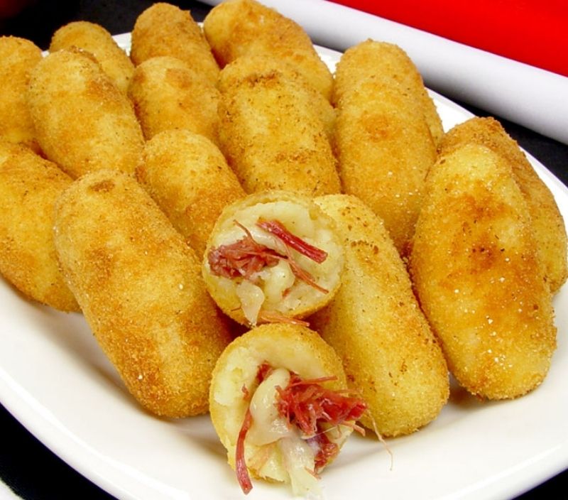 croquete de carne seca