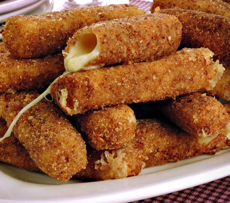 palitos de muçarela