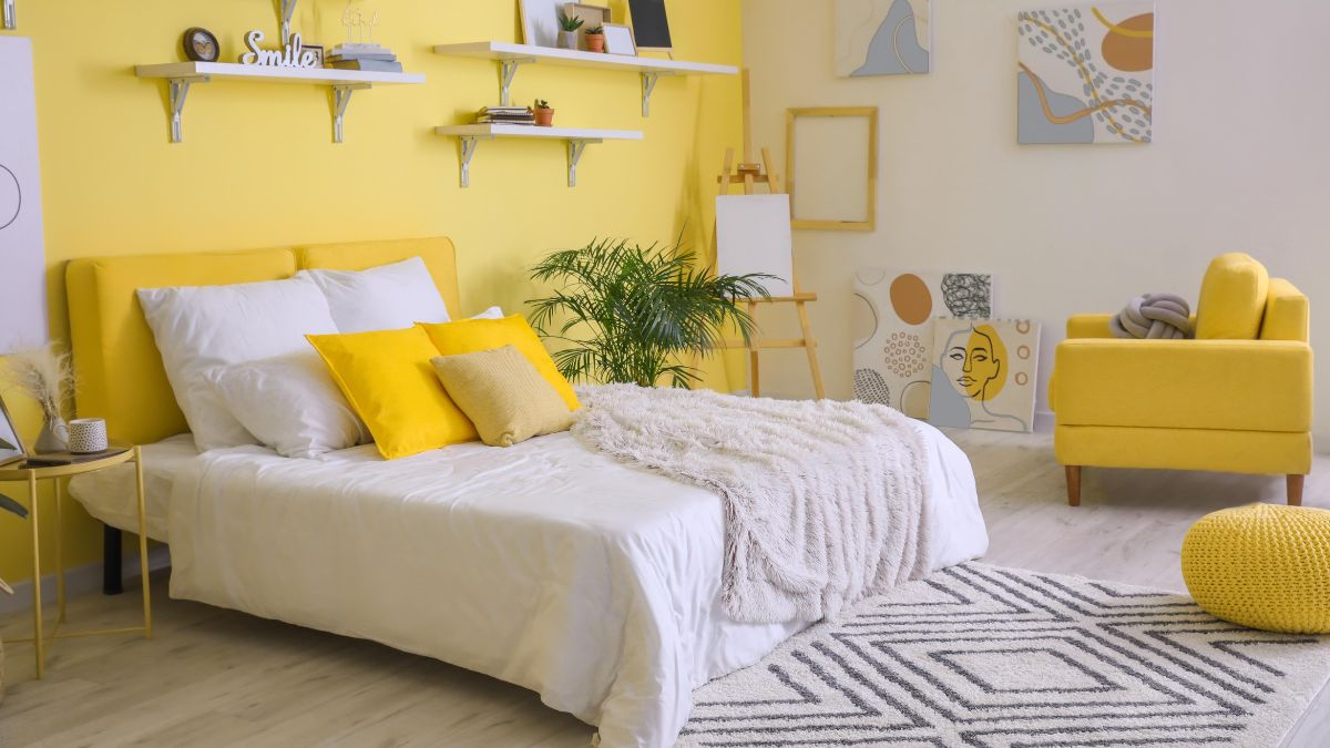 Quarto produzido com dicas baratas de decoração