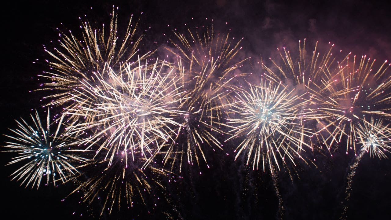 Os fogos de artifício podem causar acidentes